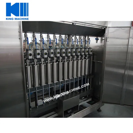 पूरी तरह से स्वचालित बोतलें मछली सॉस भरने वाली मशीन चीन में बनाई गई